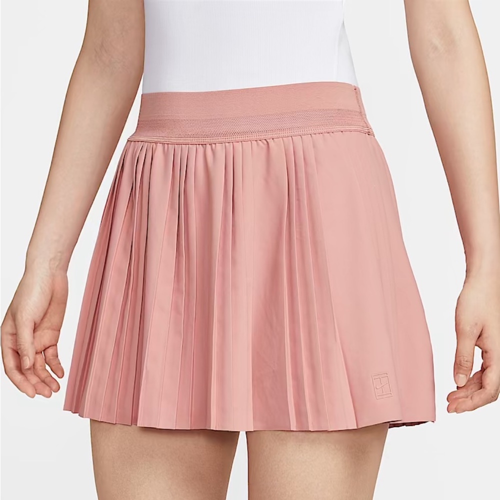 NikeCourt Advantage Women's Dri-FIT Pleated Tennis Skirt Skort Medium Pink
